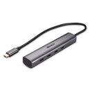 Lindy 43384 hub de interface USB Type-C 10000 Mbit/s Cinzento