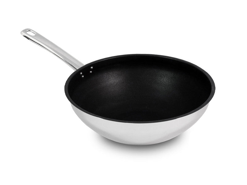 FRIGIDEIRA SILAMPOS WOK ANTIADERENTE COM CABO SEM TAMPA 28CM DAIL