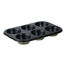 FORMA PARA 6 MUFFINS DE AÇO CARBONO EXPERT, 26,5 X 18,5 X 3 CM