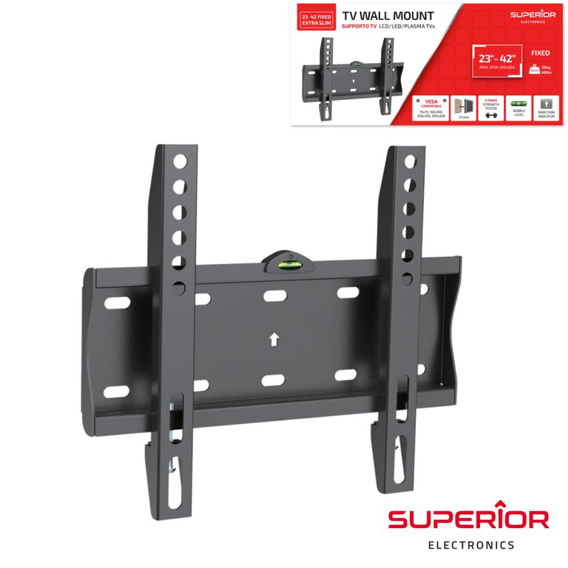 SUPORTE LCDLED 2342" FIXO SLIM VESA 200200 30KG