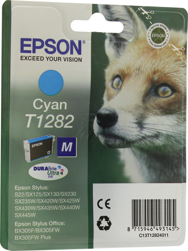 Epson Fox T1282 tinteiro 1 unidade(s) Original Ciano