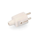 FICHA DE BORRACHA 10/16A 250V T/TL IP44 4,8MM BRANCA (EMBALADA) E