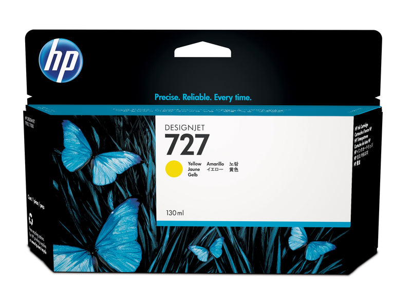 HP Tinteiro DesignJet 727 Amarelo de 130 ml