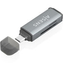 AISENS LECTOR DE TARJETAS USB-C 3.1 GEN1 - COMPATIBLE CON SD, MIC