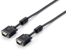Equip 118814 cabo VGA 10 m VGA (D-Sub) Preto