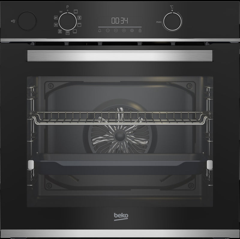 Beko BBIS13300XPE forno 71 l 3400 W A+ Preto, Aço inoxidável