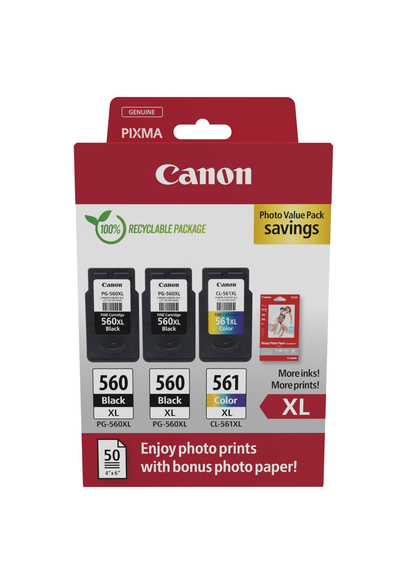 Canon 3712C012 tinteiro 3 unidade(s) Original Rendimento alto (XL