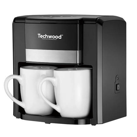 2-CUP POUR-OVER COFFEE MAKER TECHWOOD (BLACK)