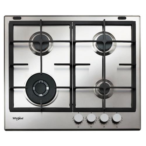 Whirlpool GMAL 6422/IXL Aço inoxidável Embutido 59 cm Gás 4 zona(