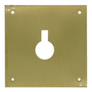 PLACA ESPELHO PARA FECHO, MODELO PLP14, EM LATÃO COM ACABAMENTO L
