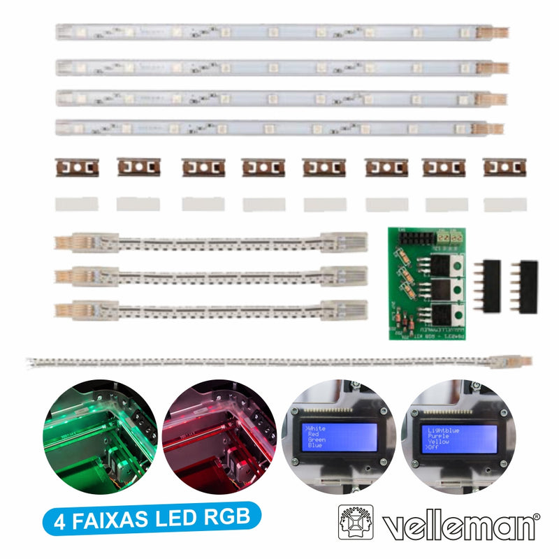 FAIXAS LED RGB P IMPRESSORA 3D K8400 VELLEMAN