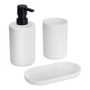 CONJUNTO DE BANHEIRO, FANO, BRANCO, 3 PEÇAS