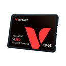 VERBATIM SSD VI550 128GB SATA 3 (7MM HEIGHT) 2.5 560 MBSEG