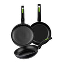 PACK 3 SARTENES MONIX GREEN M481241 Ø18CM Ø22CM Ø26CM ALUMINIO FO