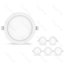E6 LED  MONTAGEM EM SUPERFICIE QUADRADO 20W AMARELO (6 PCS)