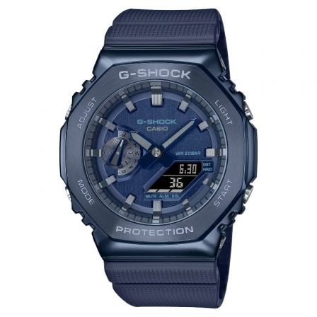 RELÓGIO ANALÓGICO E DIGITAL CASIO G-SHOCK METAL GM-2100N-2AER 49M