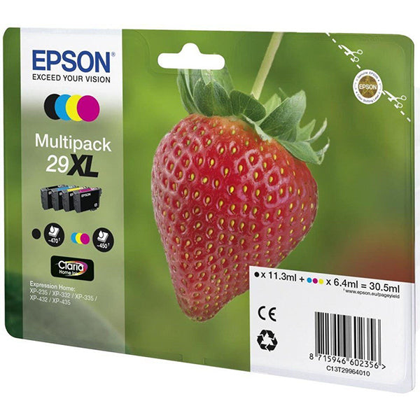 PACK 4 TINTEIROS EPSON 29XL