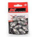 CHUMBADAS DE PESCA EM FORMATO DE AZEITONA, 10 G, PACOTE COM 8 UNI