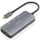 DOCKING USB TIPO-C AISENS ASUC-6P019-GR 1XHDMI 3XUSB 1XRJ45 1XUSB