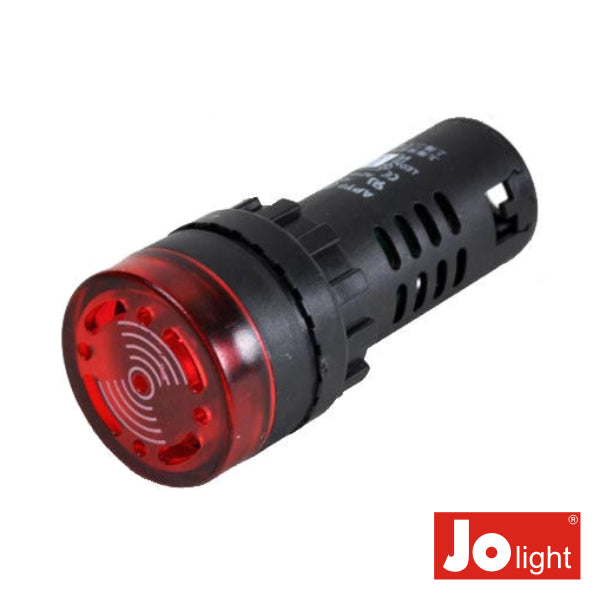 LUZ PILOTO REDONDO DE PAINEL 29MM 24V C BESOURO VERMELHO