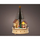 CASINHA MICROLED COM ÁRVORE DE NATAL, COM MÚSICA E MOVIMENTO, 15X