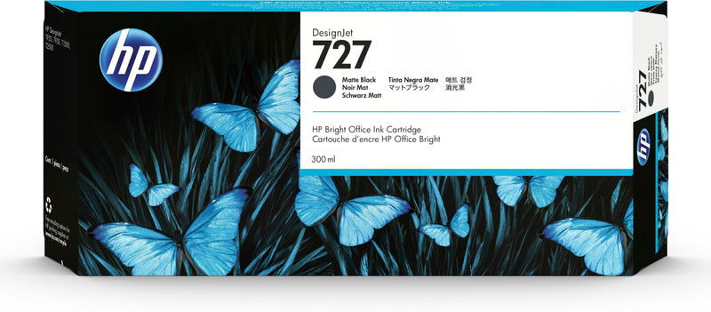 HP Tinteiro DesignJet 727 Preto Mate de 300 ml