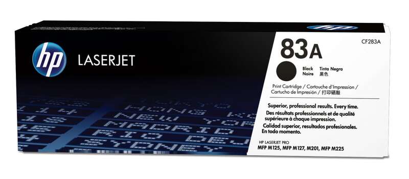 HP Toner LaserJet Original 83A Preto