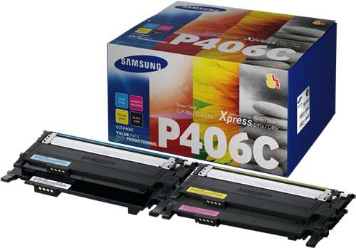 TONER ORIGINAL SAMSUNG CLT-P406C PACK 4 CORES