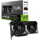 TARJETA GRÁFICA ASUS DUAL GEFORCE RTX 5060 TI OC 8GB GDDR7
