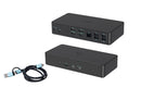 i-tec CADUAL4KDOCKPD2 base & duplicador de portas Com fios USB 3.