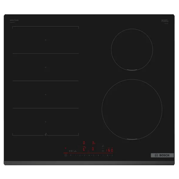 Bosch Serie 6 PIX631HC1E placa Preto Embutido 60 cm Placa com zon