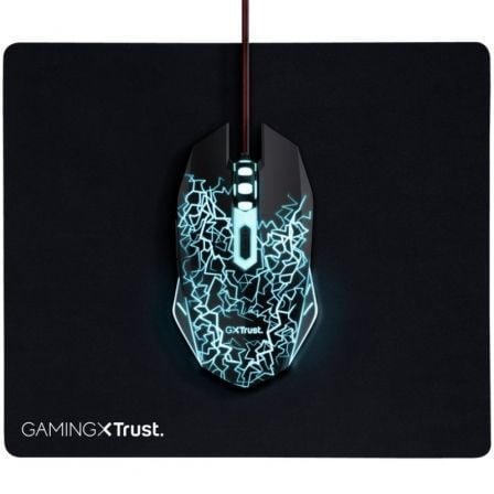 PACK GAMING TRUST GAMING 24752 RATO ÓPTICO + TAPETE