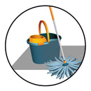 TAPETE VINILICO CROMA PATCH CINZENTO- AMBAR 60X200CM CINTACOR - S