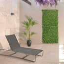 JARDIM VERTICAL COM FLORES DE JASMIM COR VERDE 1 X 1 M