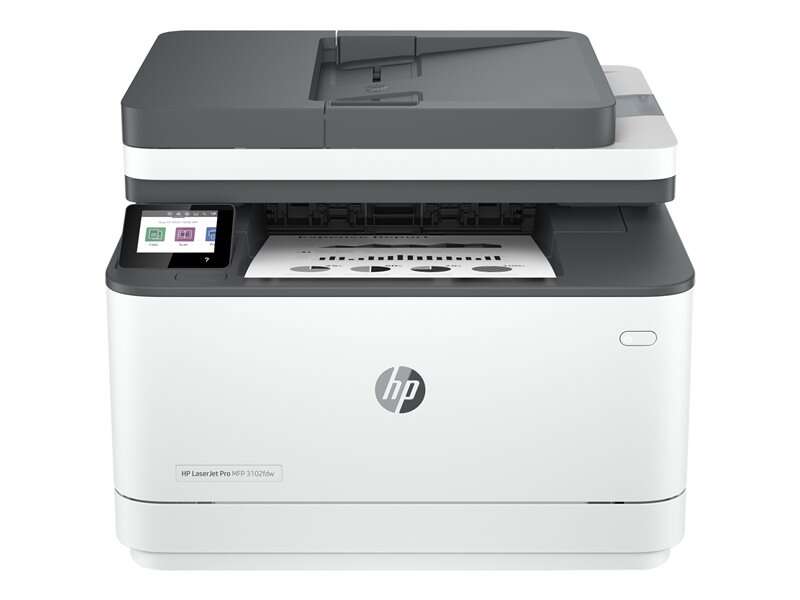 HP LaserJet Pro Multifunções 3102fdw, Preto e branco, Impressora