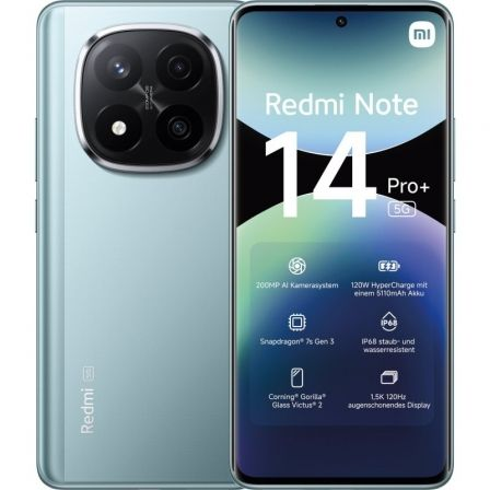 SMARTPHONE XIAOMI REDMI NOTE 14 PRO+ 8GB 256GB " 5G AZUL