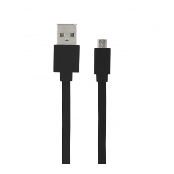 MOOOV CABO USB-A  MICRO USB FLAT DATA & CHARGING 2 METRO PRETO