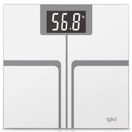 BÁSCULA DE BAÑO GKL FITMAX WHITE HASTA 200KG