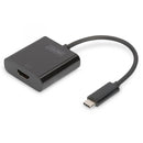 DIGITUS USB TYPE-C TO HDMI ADAPTER 4K30HZ BLACK