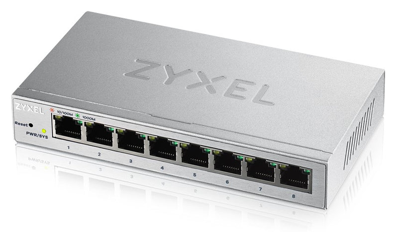 Zyxel GS1200-8 Gerido Gigabit Ethernet (10/100/1000) Prateado