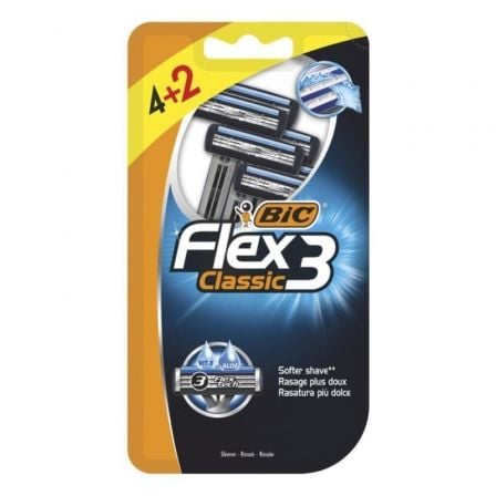 CUCHILLA DE AFEITAR BIC FLEX3 CLASSIC 6 UDS