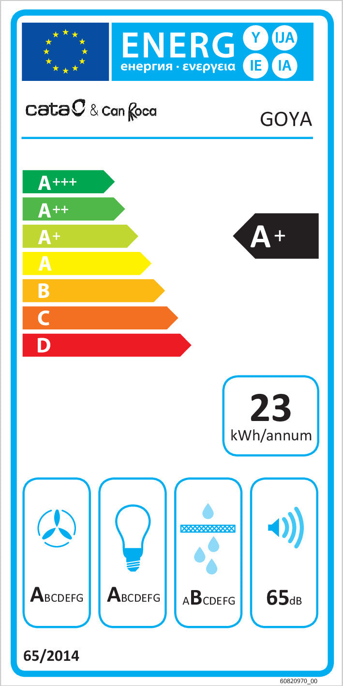 EXAUSTOR CATA GOYA 70 WH( 820 M3HORA - A  - A  )