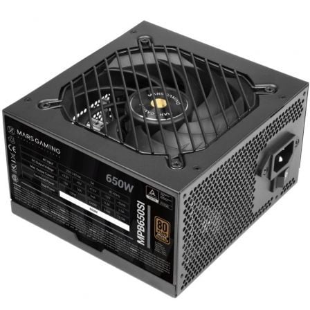 FUENTE DE ALIMENTACIÓN MARS GAMING MPB650SI 650W VENTILADOR 12CM