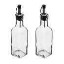 CONJUNTO GALHETEIRO DE VIDRO PARA AZEITE E E VINAGRE 16CL