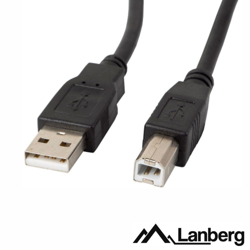 CABO USB-A 2.0 MACHO  USB-B MACHO 1.8M LANBERG