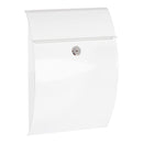 CAIXA DE CORREIO INDIVIDUAL EXTERIOR, PEQUENA, GALAN, AÇO, BRANCO
