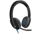 Logitech H540 USB Computer Headset Auscultadores Com fios Fita de