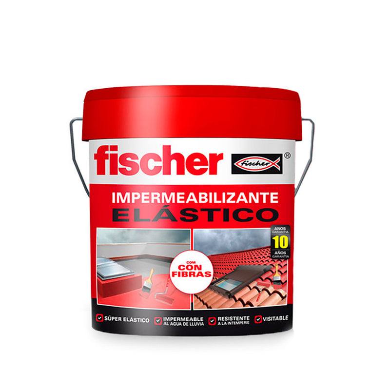 IMPERMEABILIZANTE 4L BRANCO COM FIBRAS 547158 FISCHER