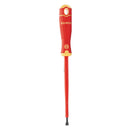 CHAVE DE FENDAS PONTA CHATA BAHCOFIT VDE ISOLADA 1 X 5,5 X 125 MM