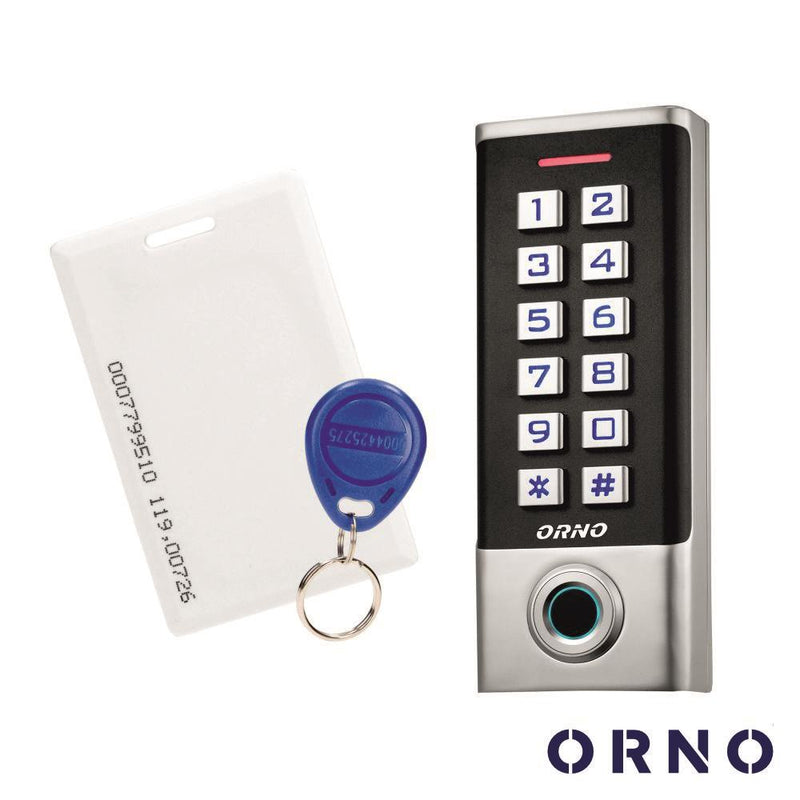 LEITOR DE CONTROLO DE ACESSOS RFID C CÓDIGO PIN ORNO